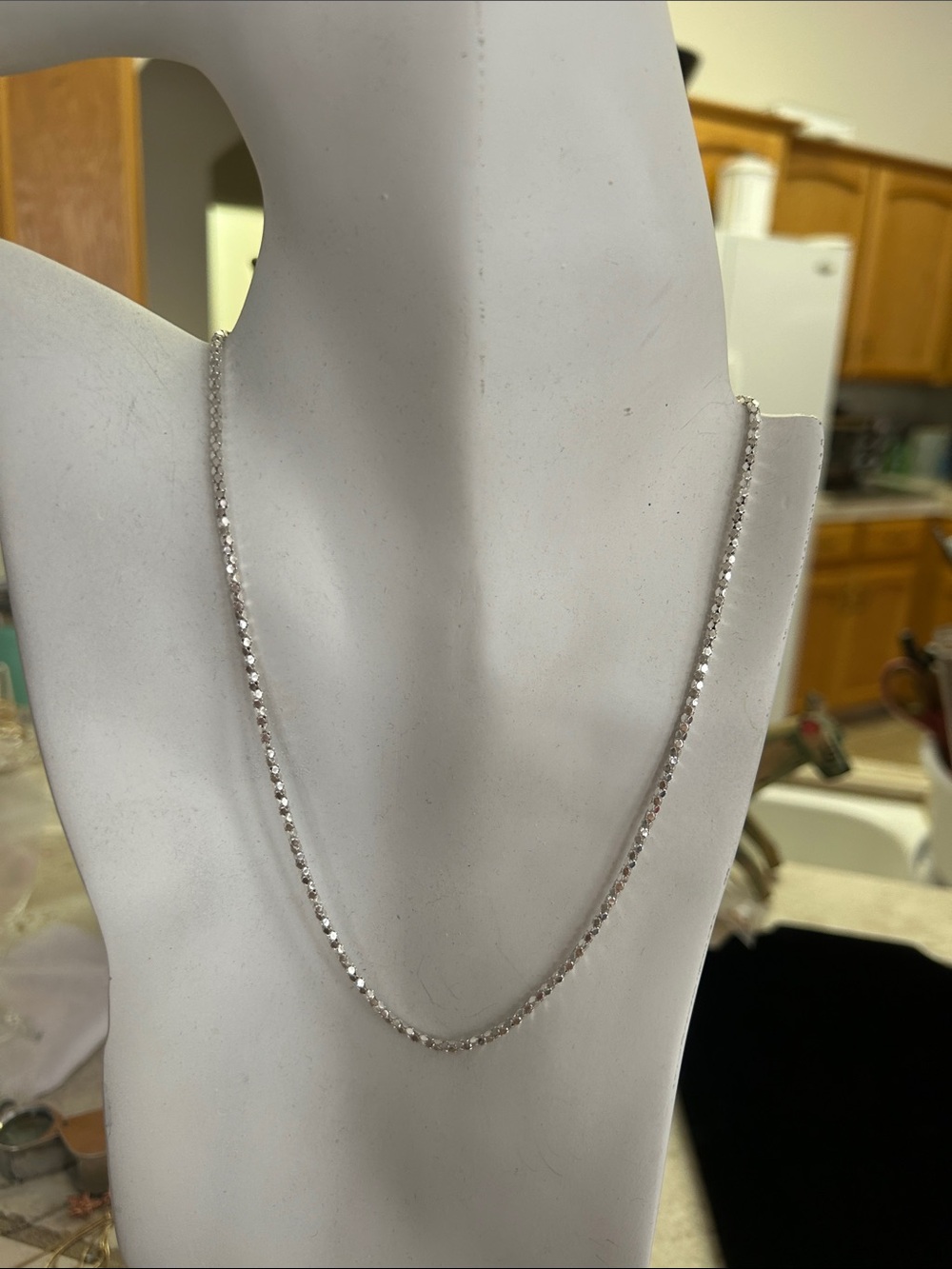 Elegant Silver Rope Chain Necklace - Sterling 925